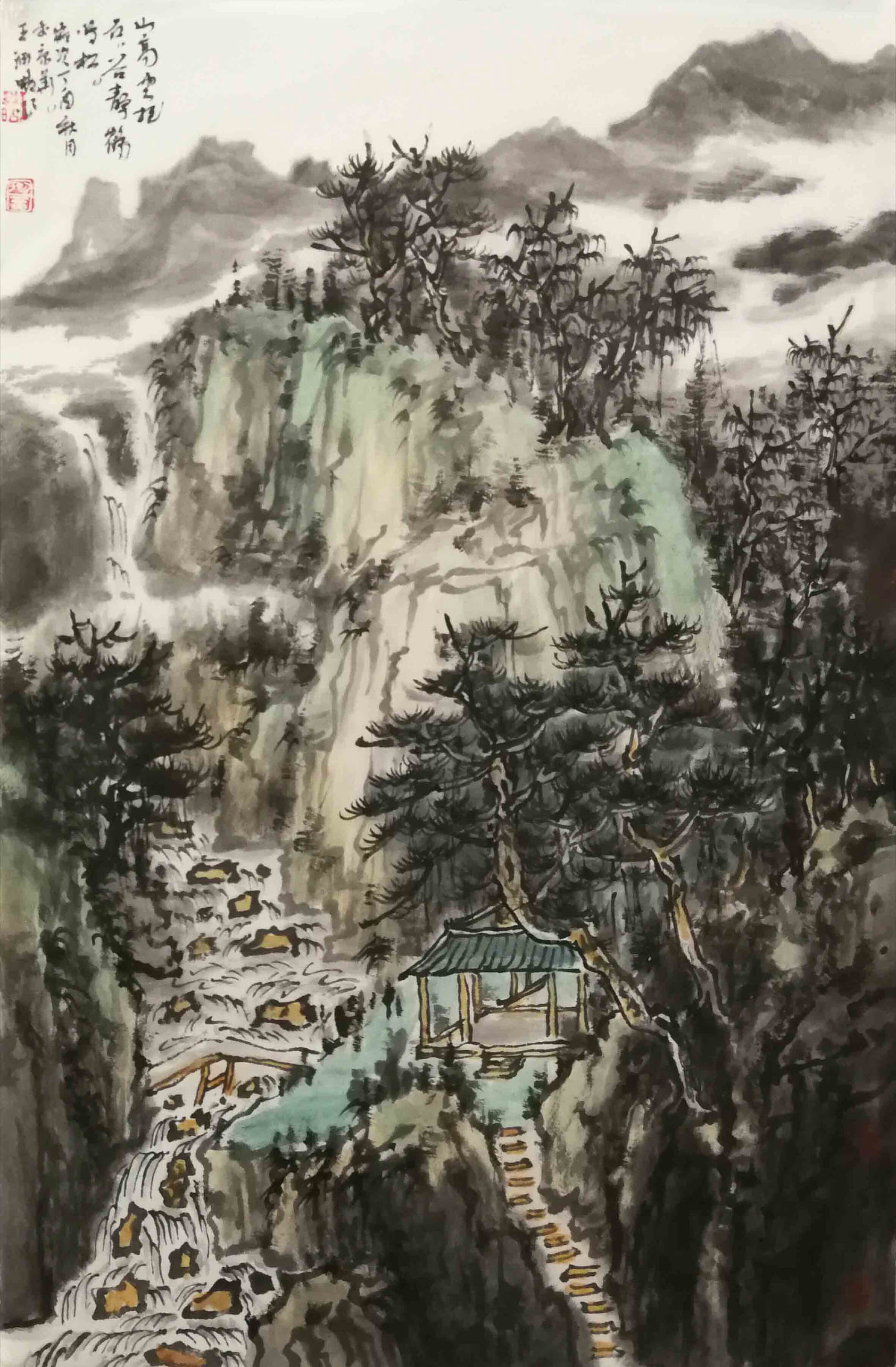 师承著名画家俞文杰,靳文艺,刘怀勇,师界弘.