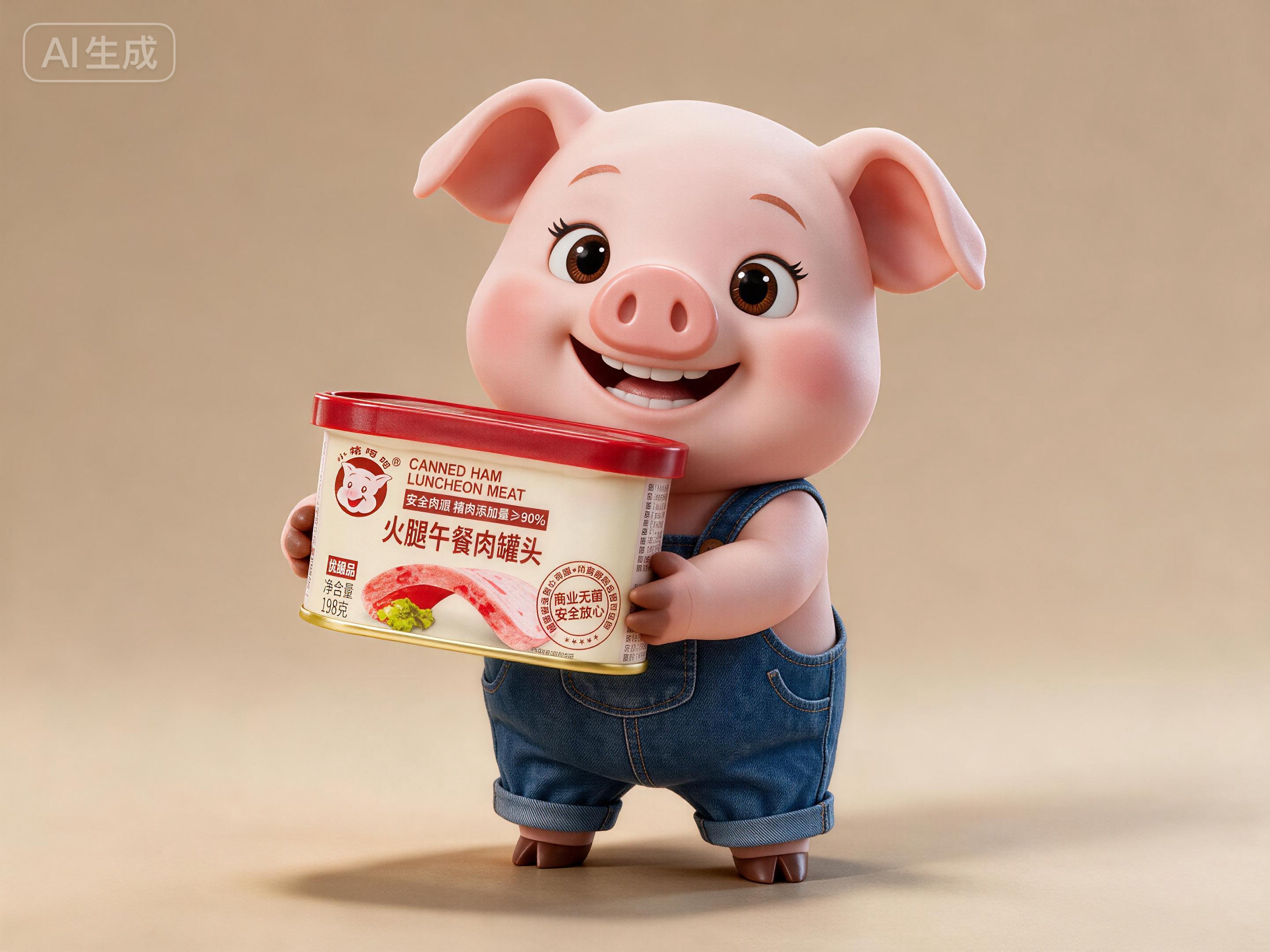小猪呵呵 火腿午餐肉