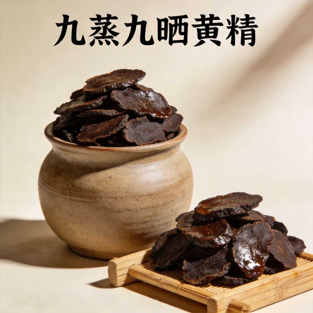 九蒸九晒黄精