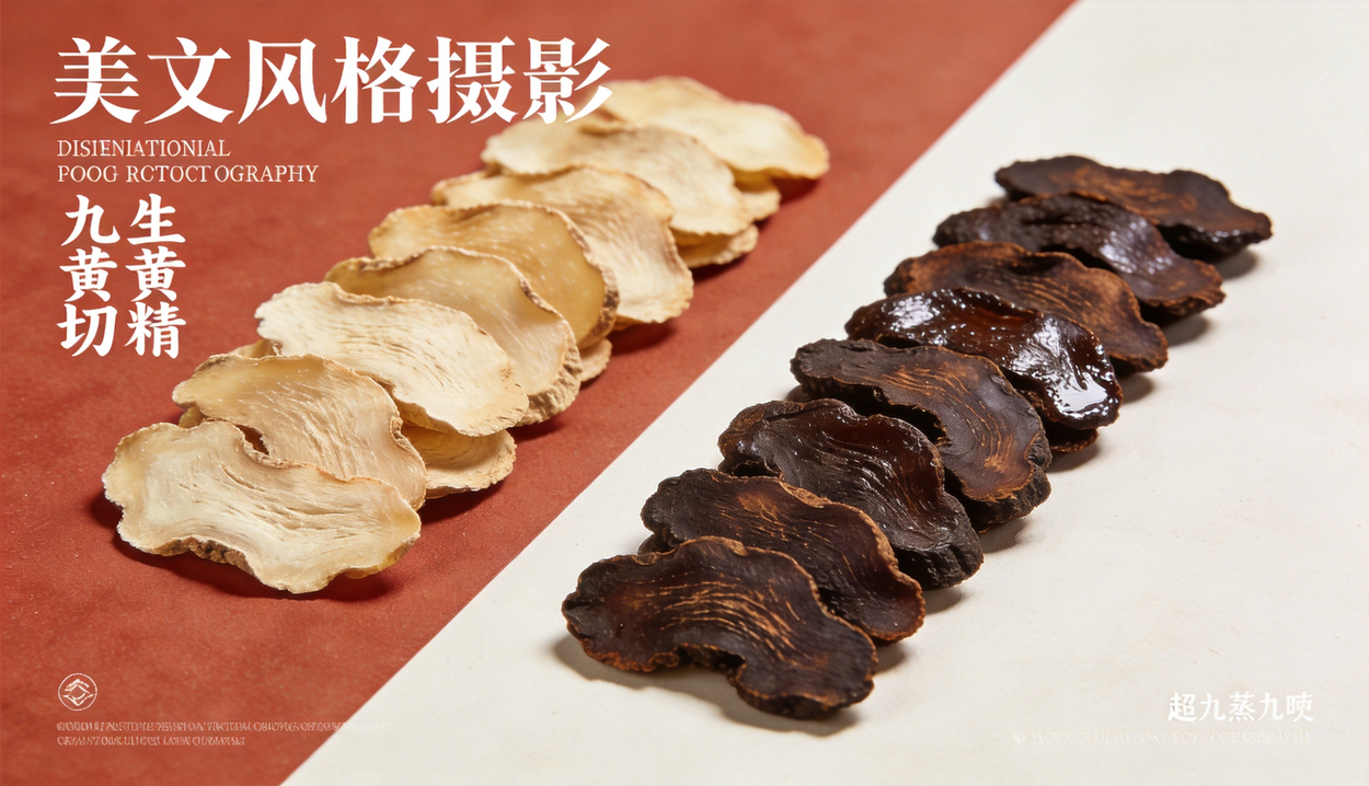 九蒸九晒黄精和普通黄精有什么区别？古法炮制原理科普